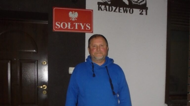 Sołtys Kadzewa Michał Jankowski