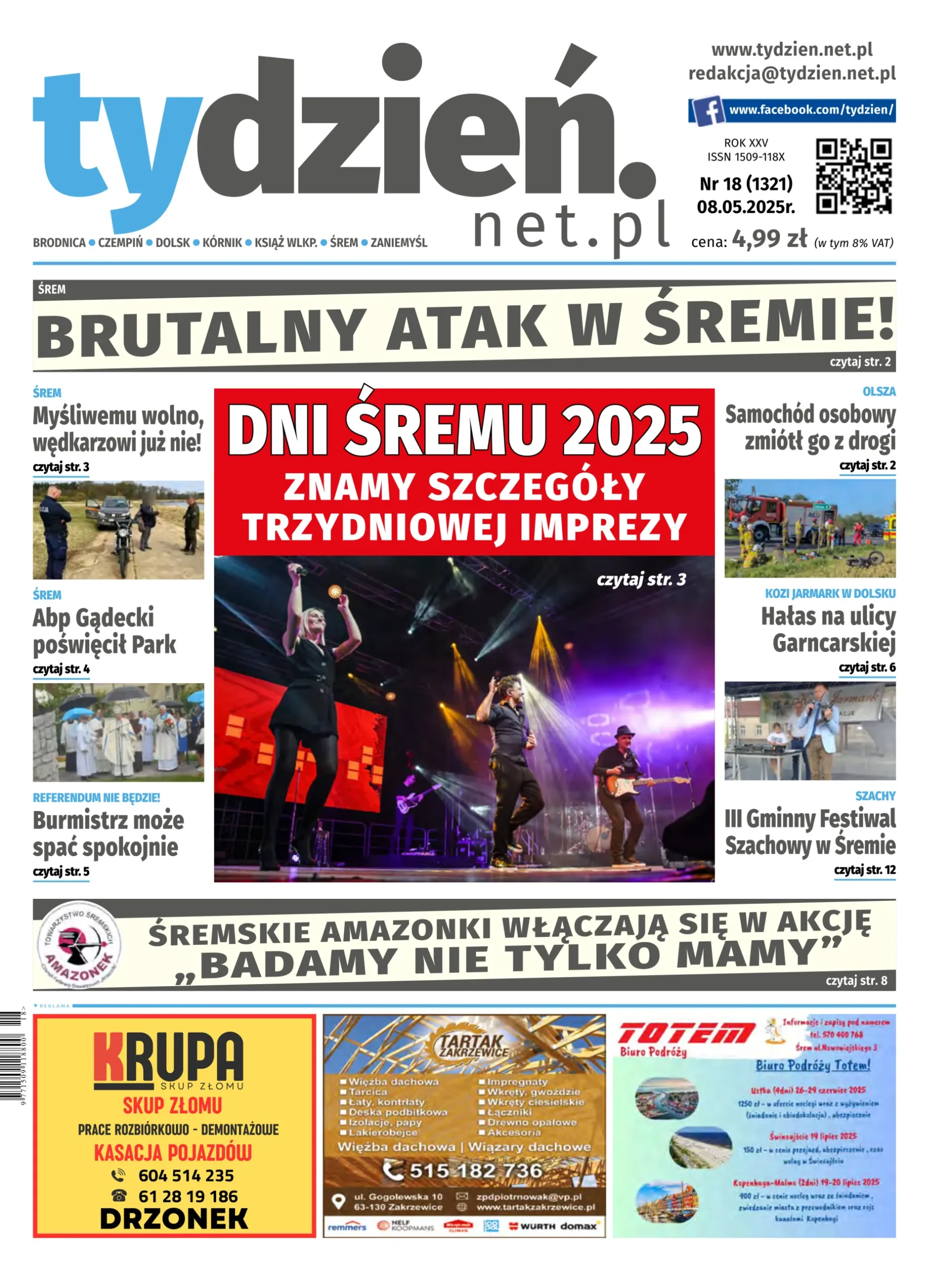 Tydzień Nr 18 (1321) 24 kwietnia 2025r.